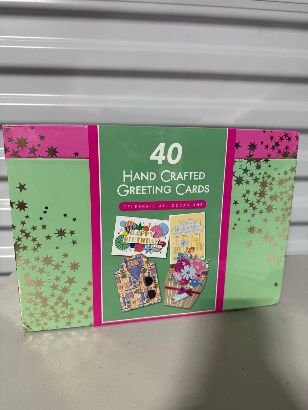 40 Hand Crafted Greeting Cards